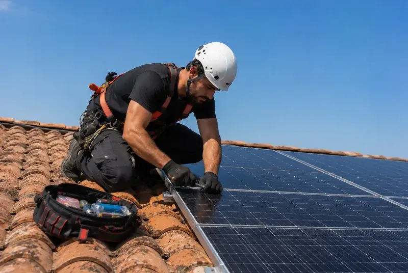Maintenance et monitoring de panneaux solaires à Montespan